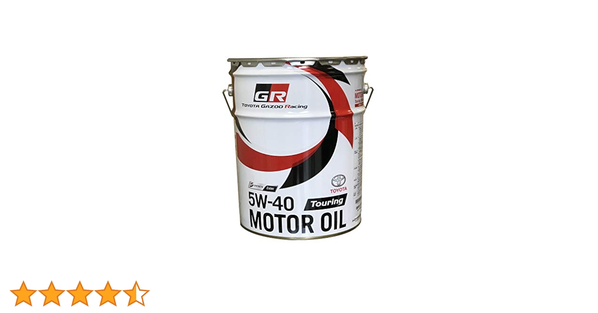 トヨタ純正 GR 5W-40 エンジンオイル 4L✖️2缶　8リットル 41DvYIxfiBL.jpg